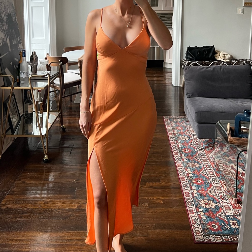 NWOT peppermayo satin dress